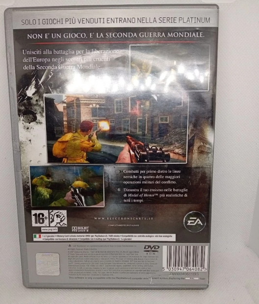 Medal Of Honor Vanguard Ps2