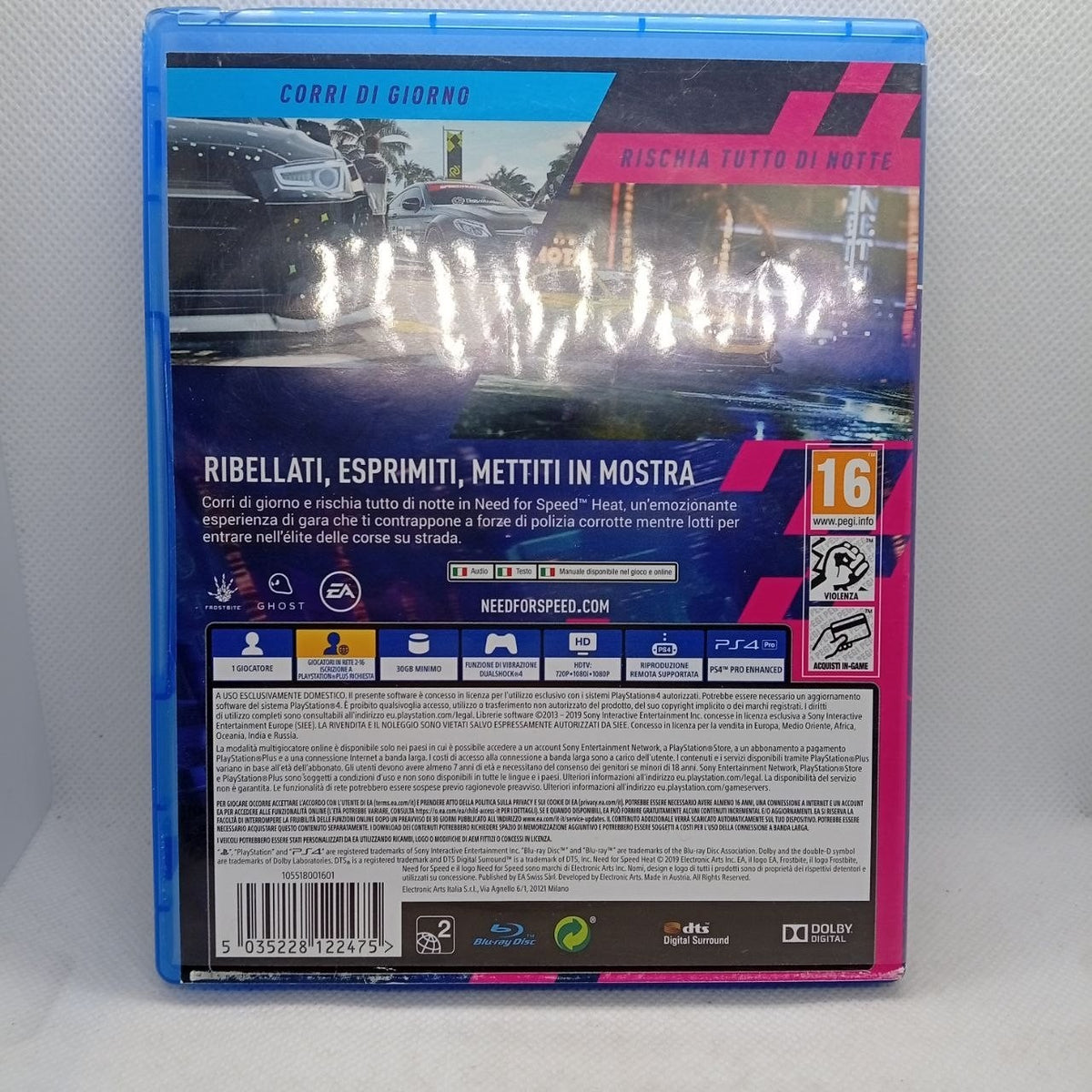 Need For Speed Heat Ps4