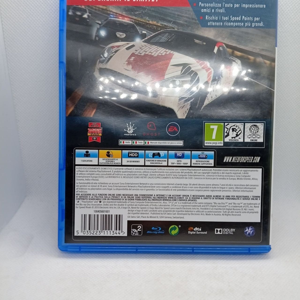 Need For Speed Rivals Ps4