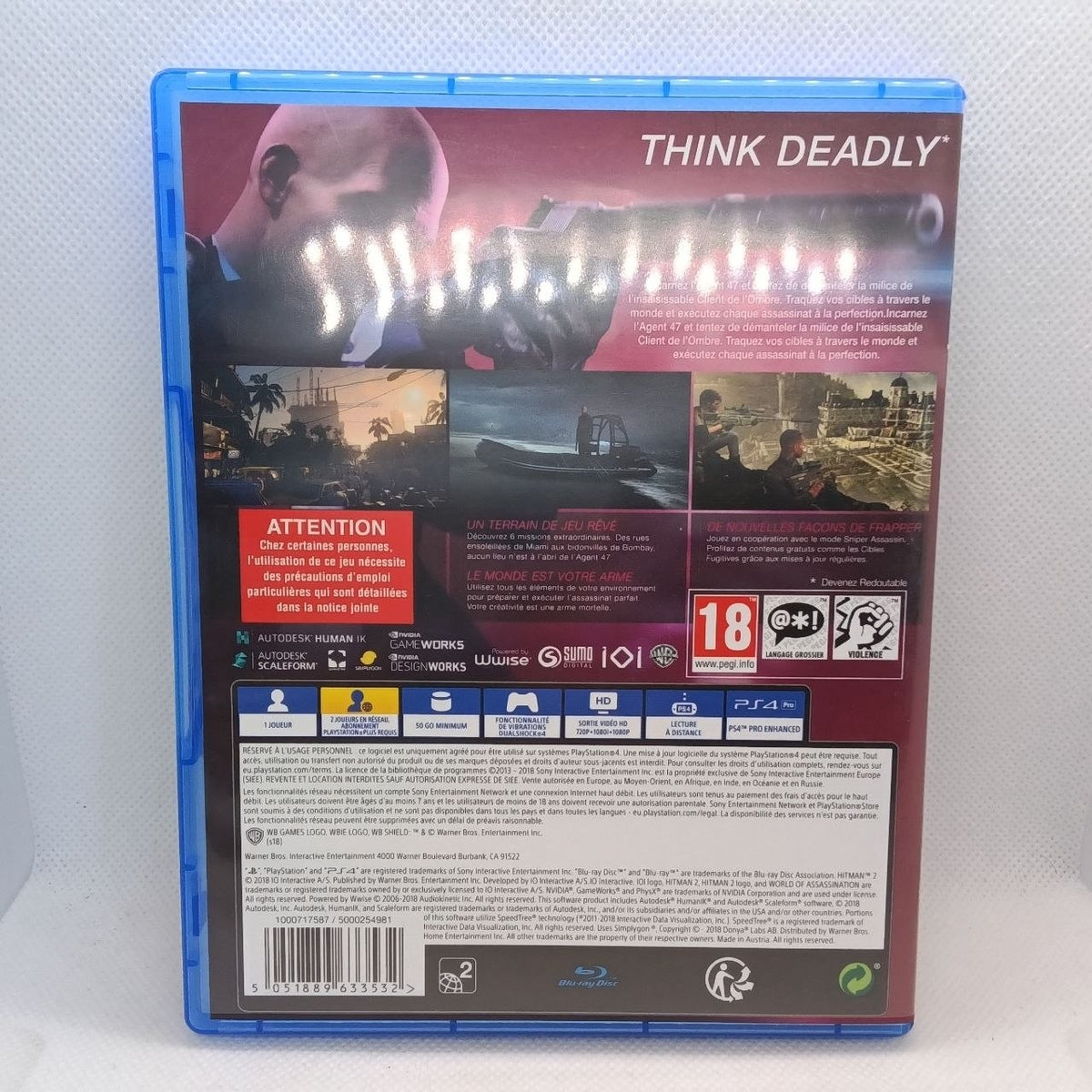 Hitman 2 Ps4