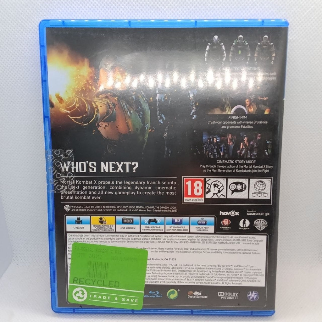 Mortal Kombat X Ps4