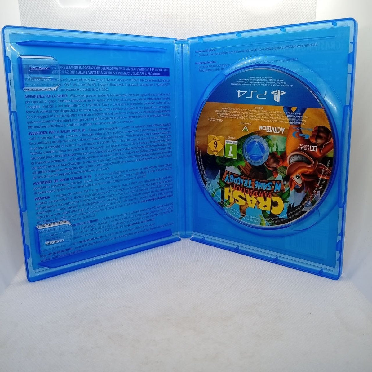 Crash Bandicoot N Sane Trilogy Ps4