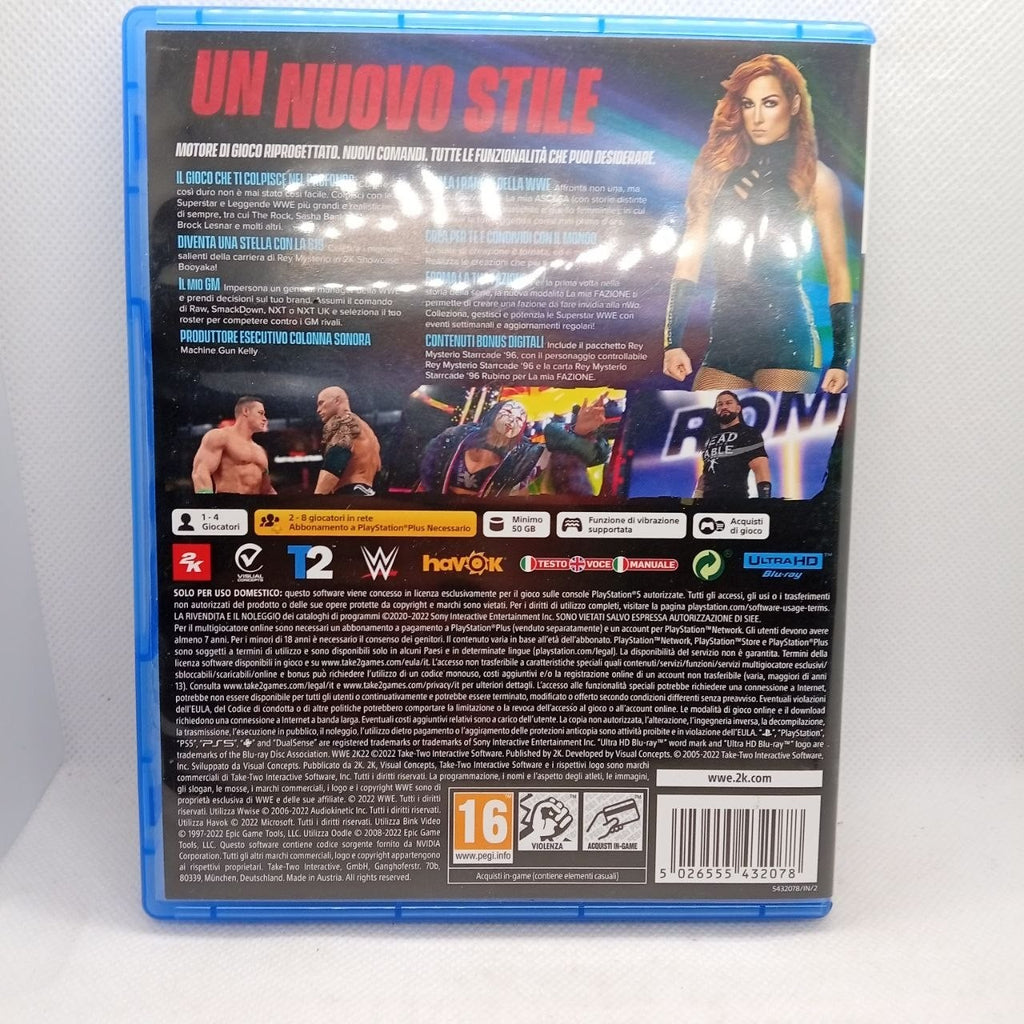 WWE 2K22 Ps5