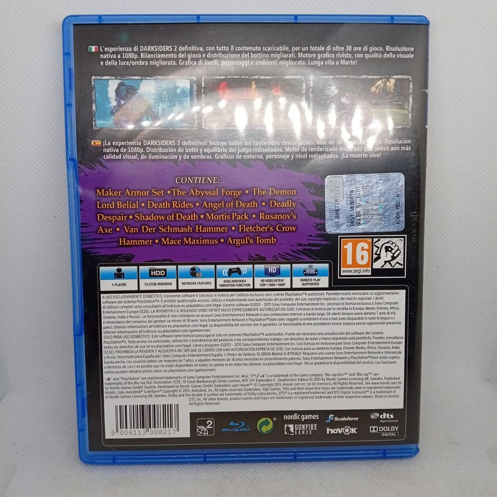 Darksiders 2 Deathinitive Edition Ps4