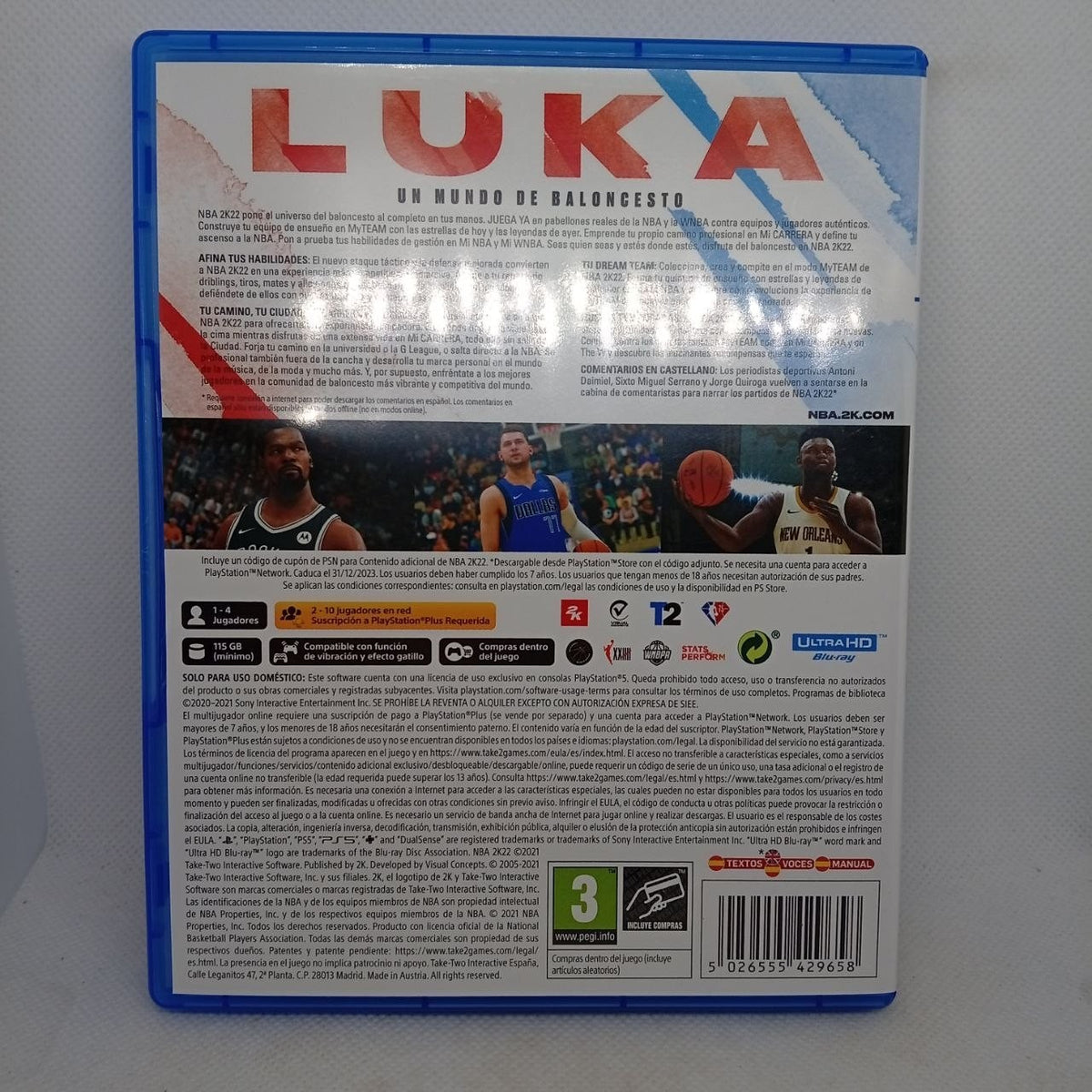 NBA 2K22 Ps5
