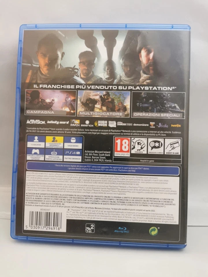Call Of Duty Modern Warfare 2 Ps4