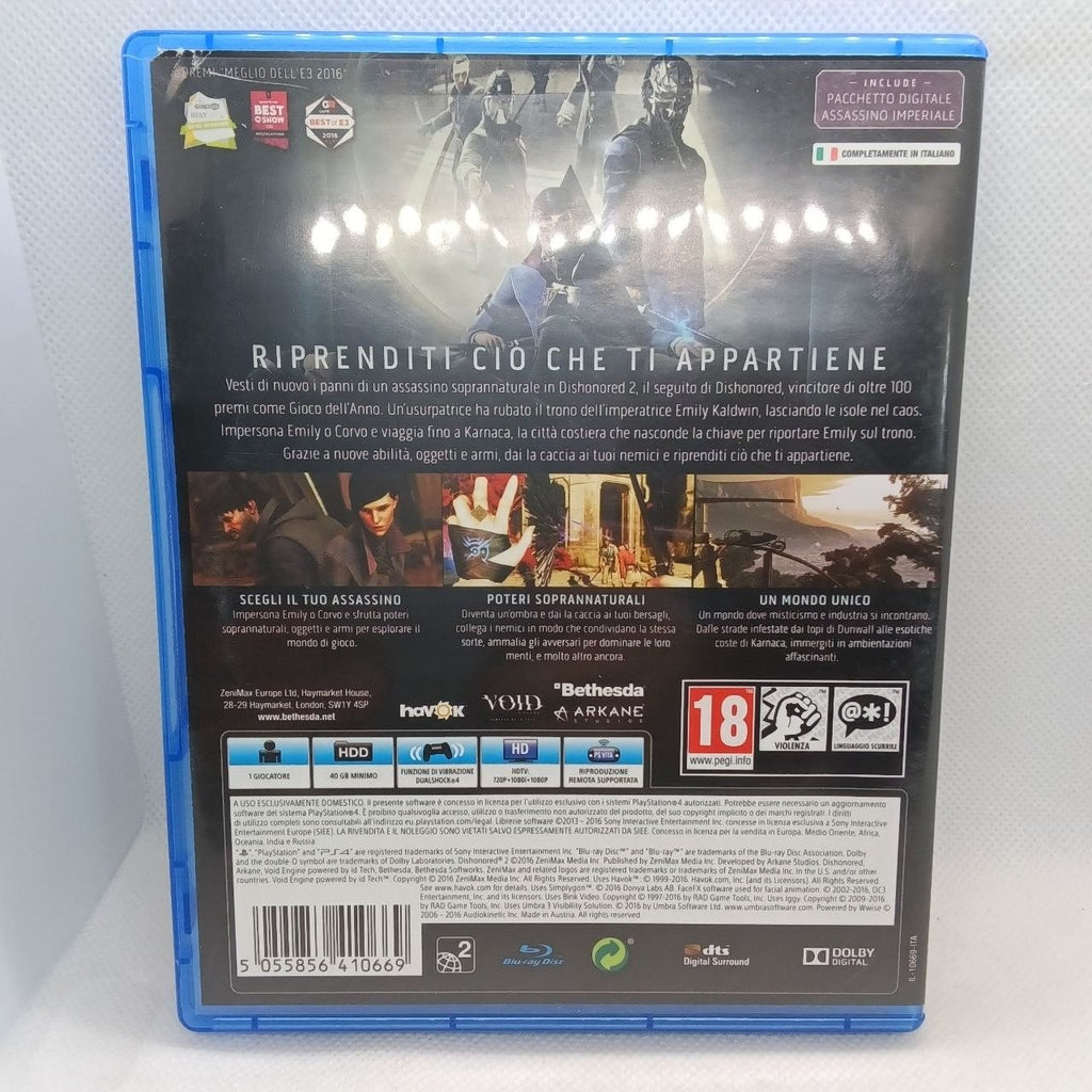 Dishonored 2 Ps4