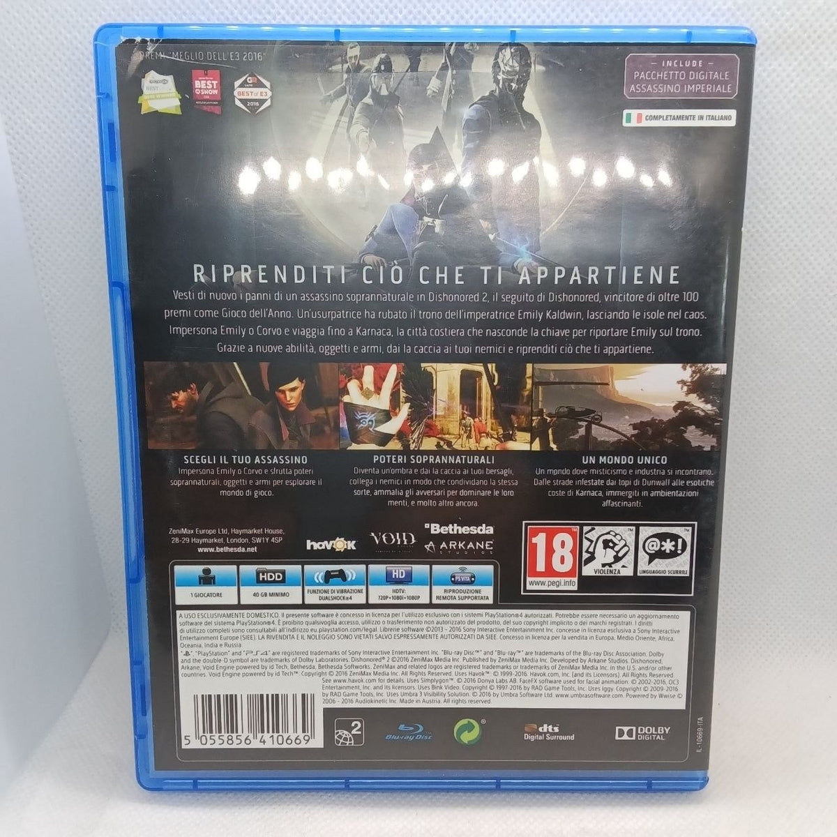 Dishonored 2 Ps4