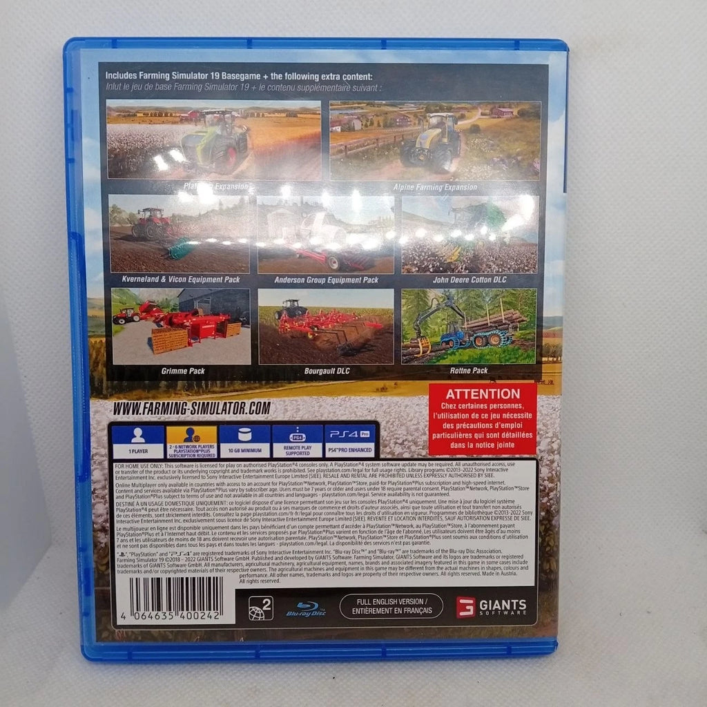 Farming Simulator 19 Ps4