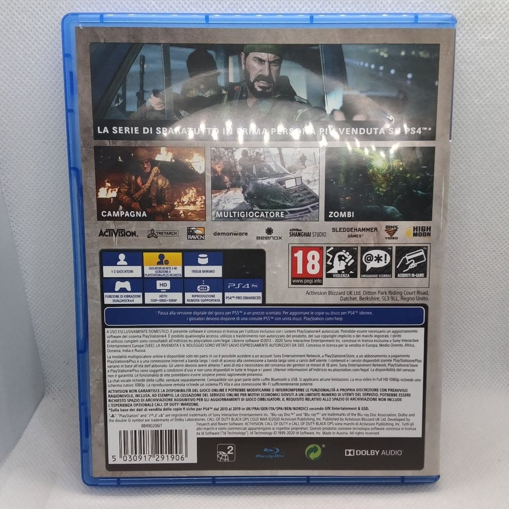 Call Of Duty Cold War Ps4