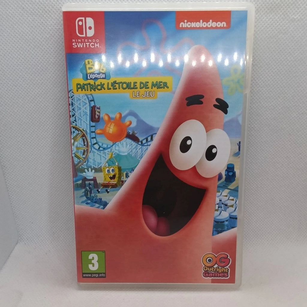 Bob L'eponge Patrick l'etoile de Mer Le Jeu Switch