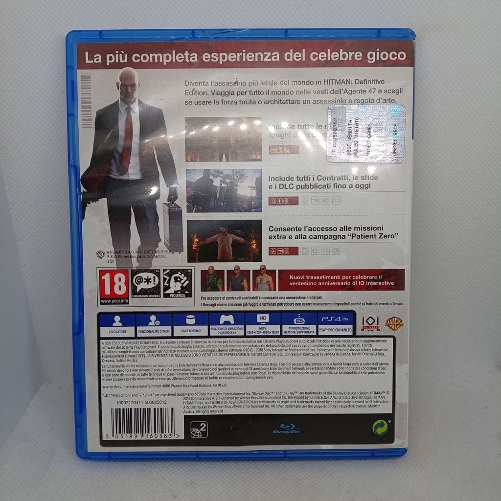 Hitman Definitive Edition Ps4