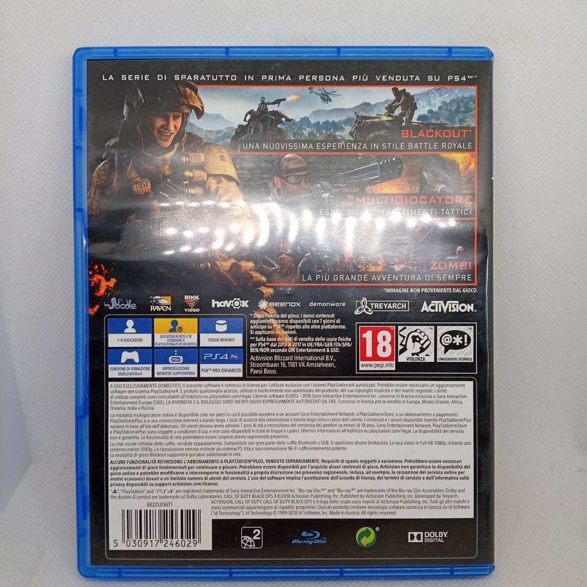 Call Of Duty Black Ops 4 Ps4