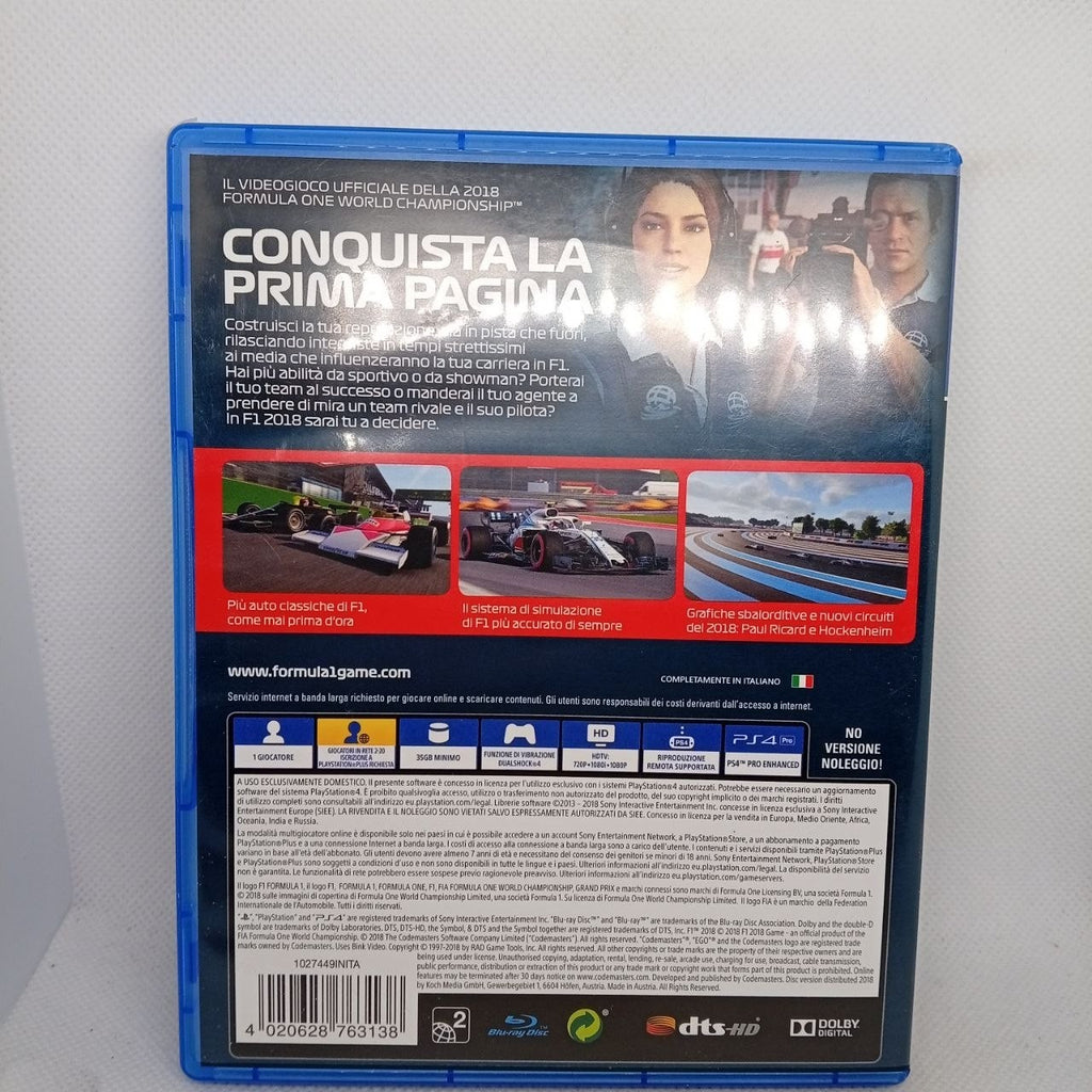 F1 2018 Ps4