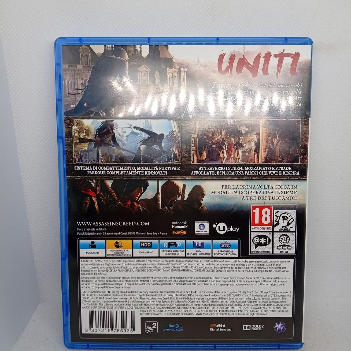Assassin's Creed Unity Ps4