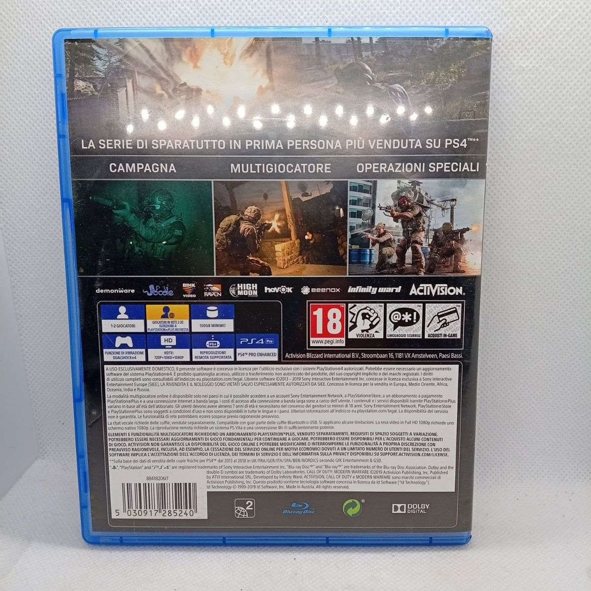 Call Of Duty Modern Warfare Ps4