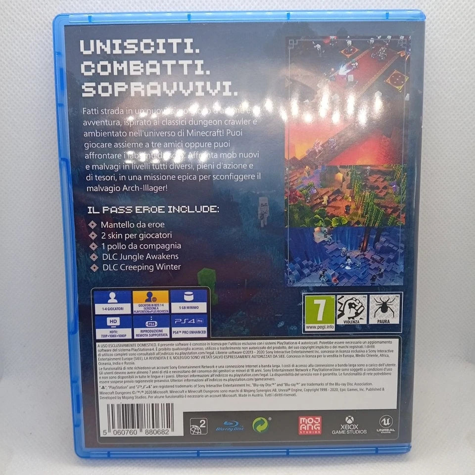Minecraft Dungeons Hero Edition Ps4