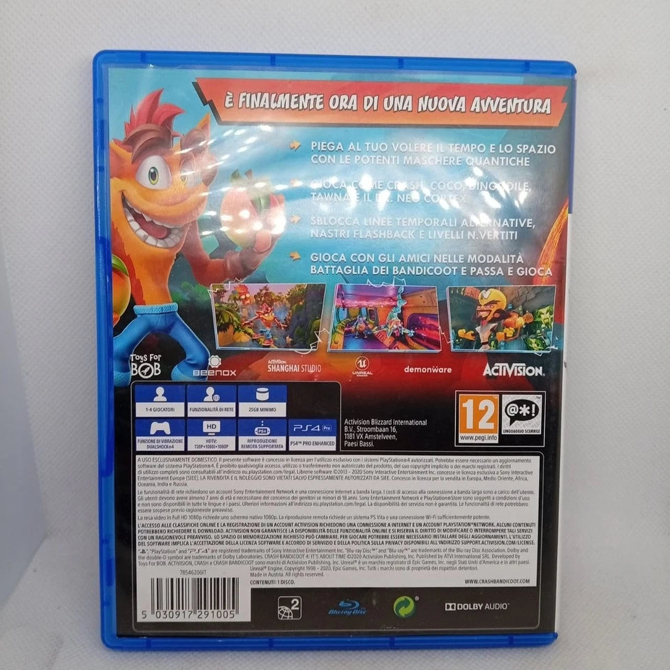 Crash Bandicot 4 I'ts About Time Ps4