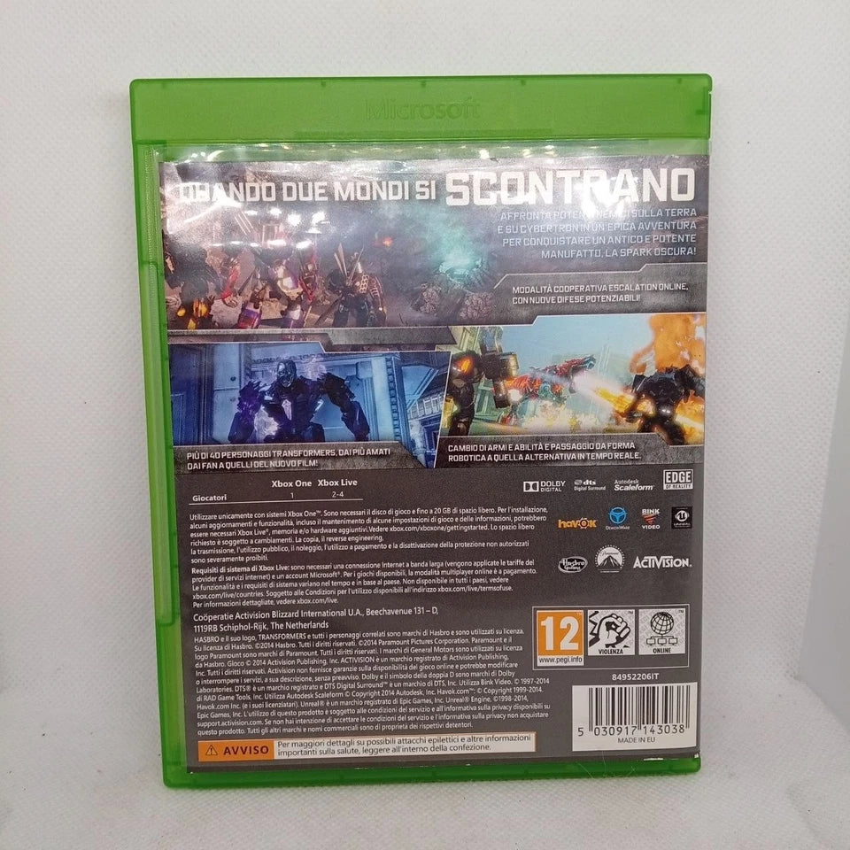 Transformers The Dark Spark Xbox One