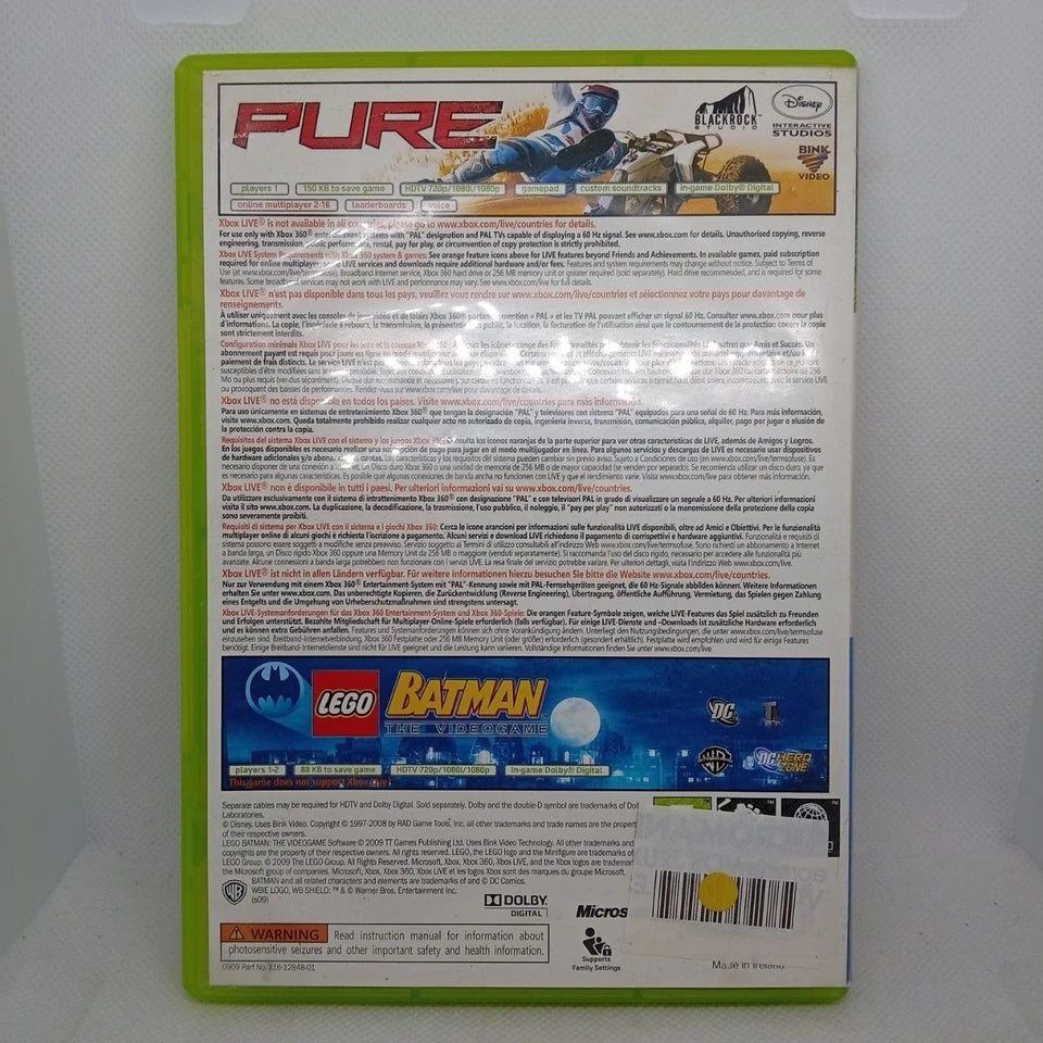 Pure + Lego Batman Xbox 360