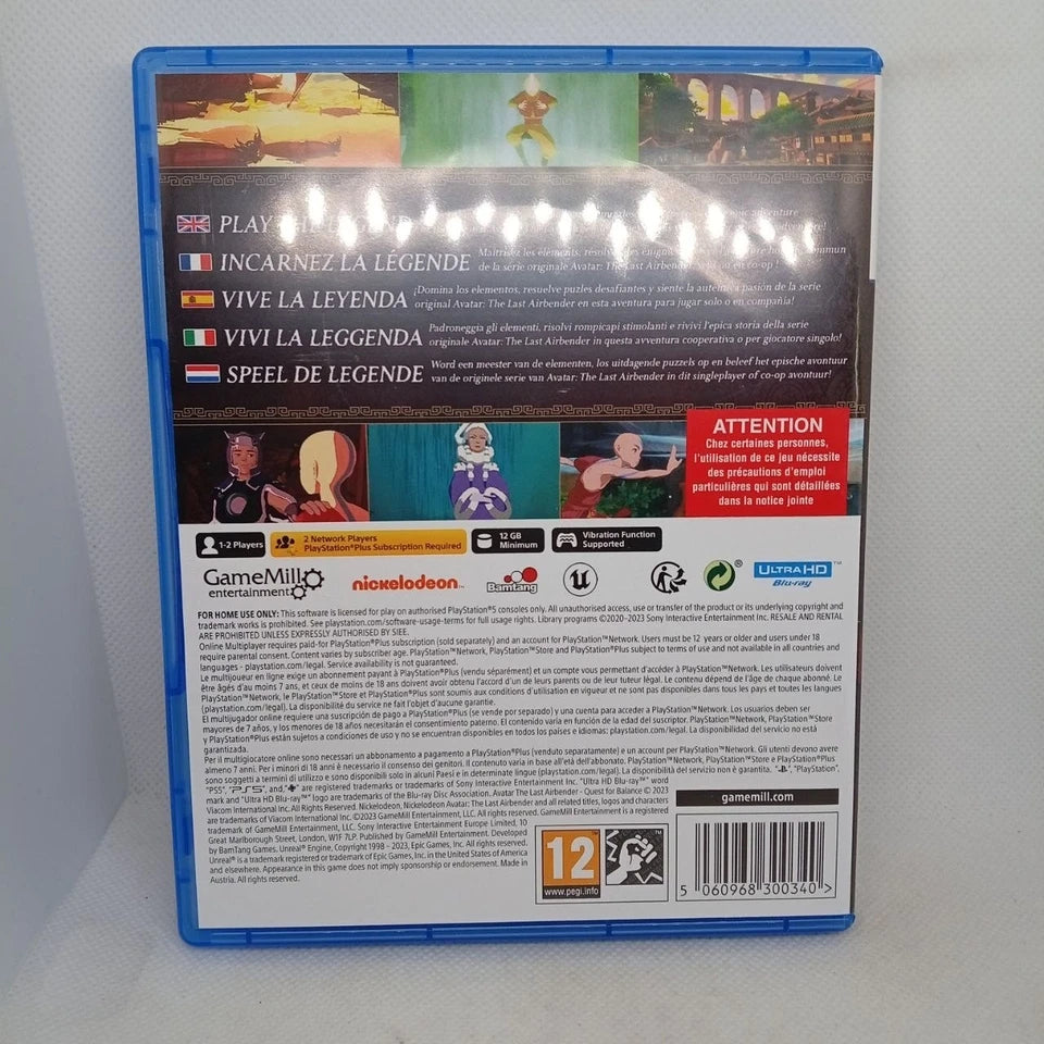 Avatar The Last Airbender Quest For Balance Ps5