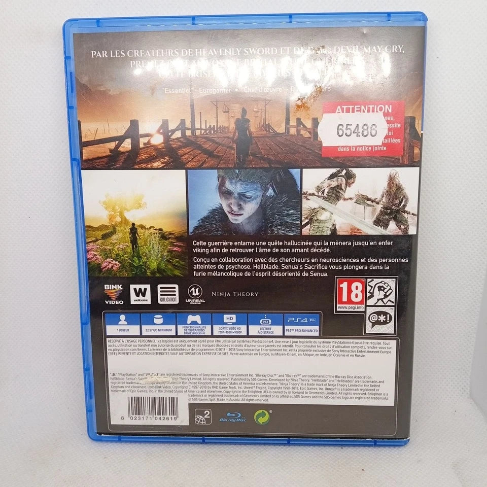 Hellblade Senua's Sacrifice Ps4