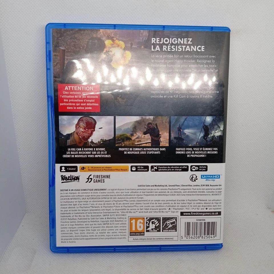 Sniper Elite Resistance Ps5