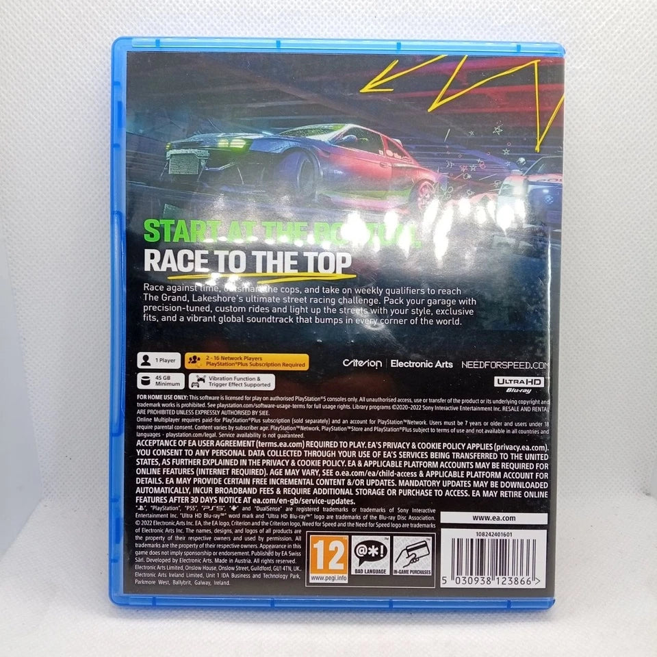 NFS Need For Speed Unbound Ps5