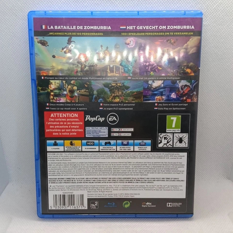 Plants Vs Zombies 2 Ps4