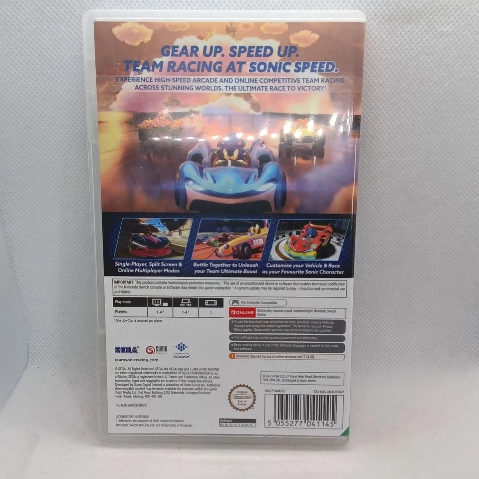 Team Sonic Racing Switch