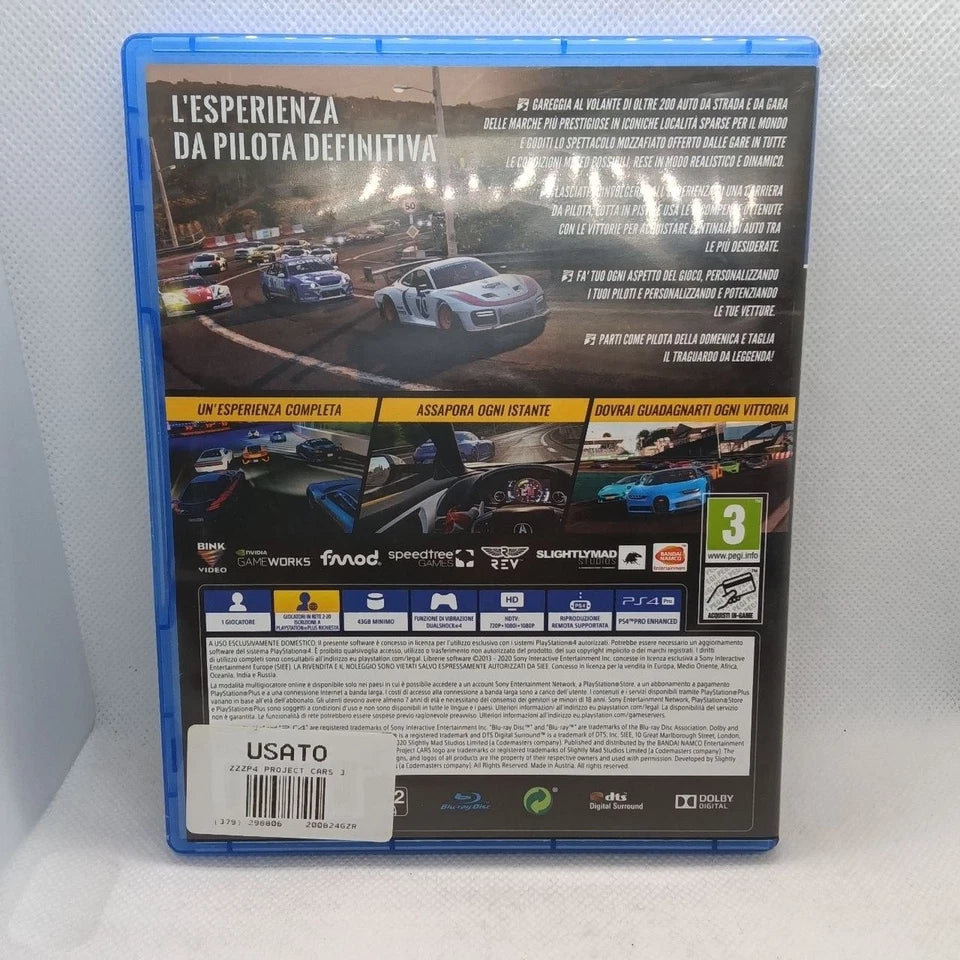 Project Cars 3 Ps4
