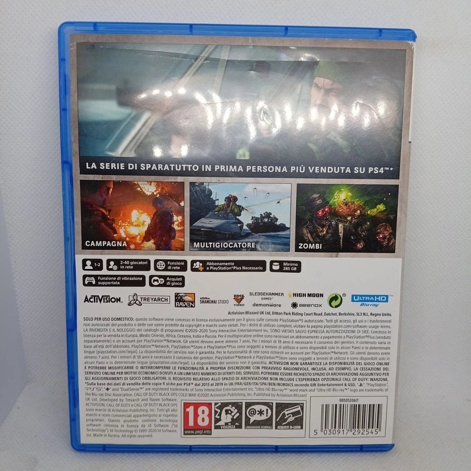 Call Of Duty Black Ops Cold War Ps5