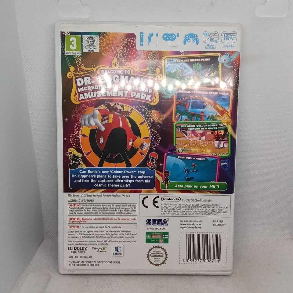 Sonic Colours Wii