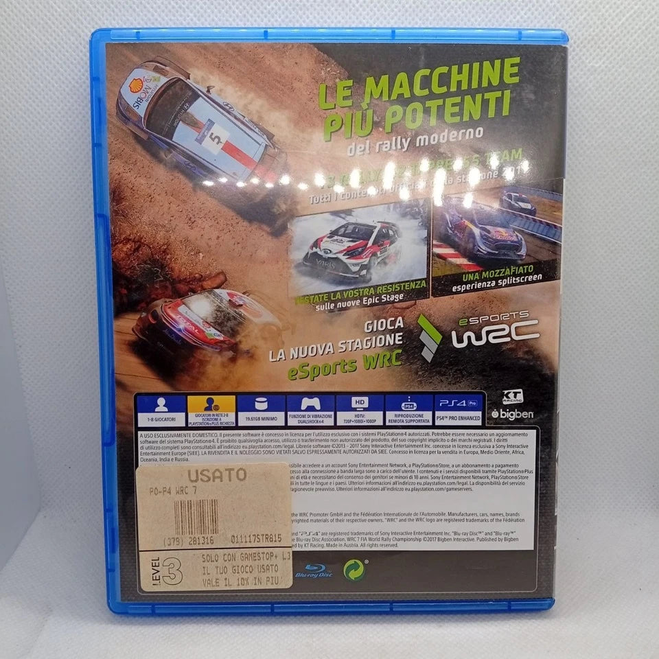 WRC 7 Ps4