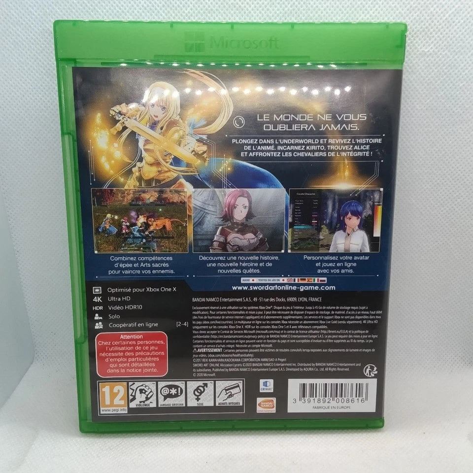 Sword Art Online Alicization Lycoris Xbox One