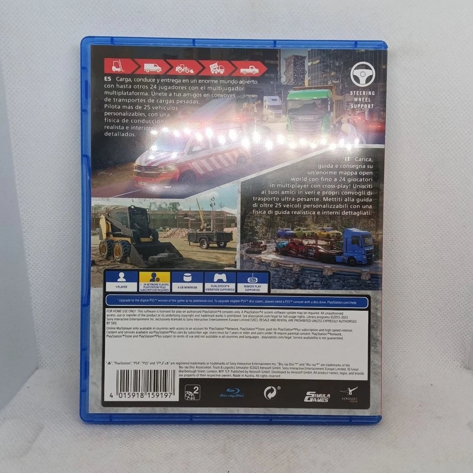 Truck & Logistics Simulator Ps4