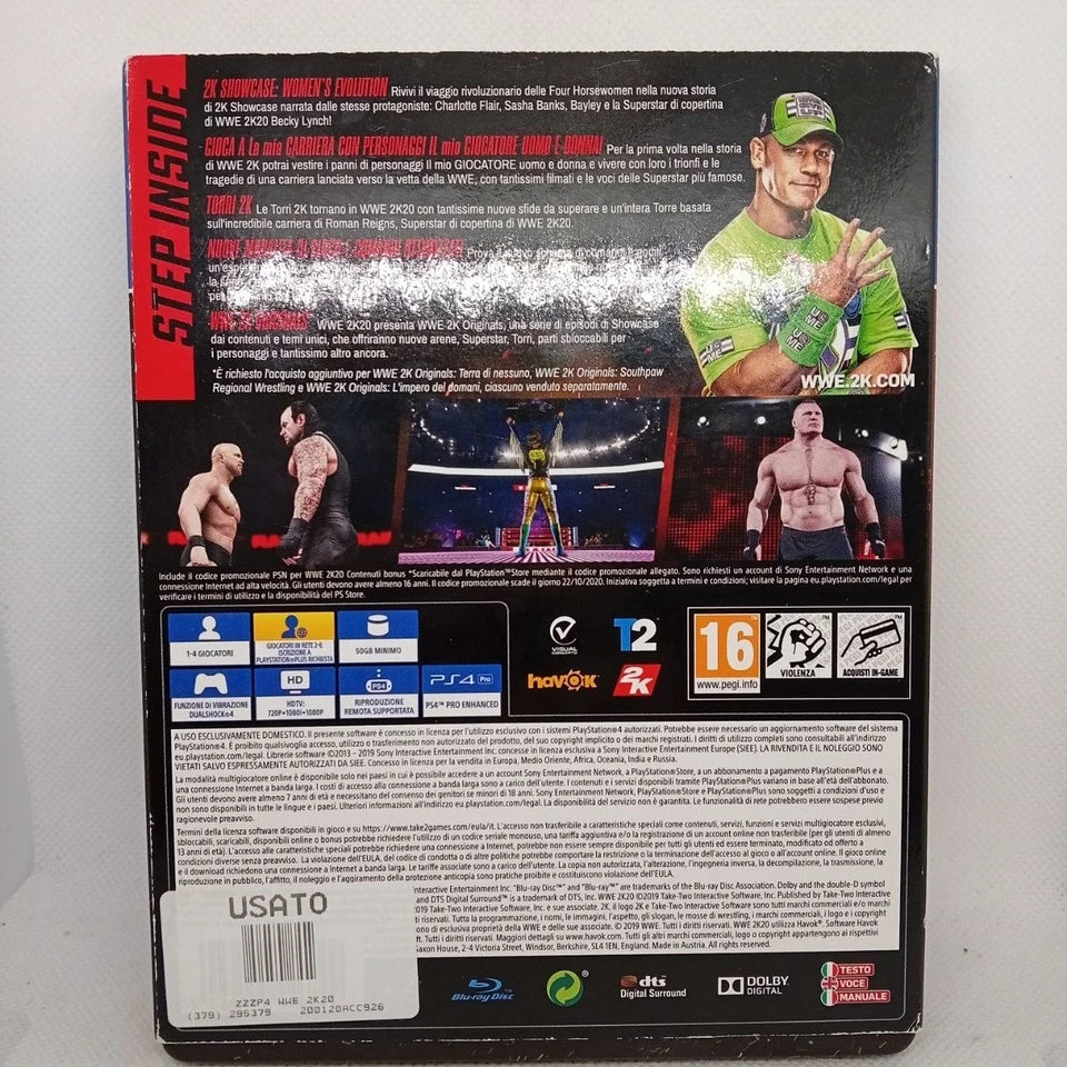 WWE 2K20 Ps4 Limited Steelbook Edition