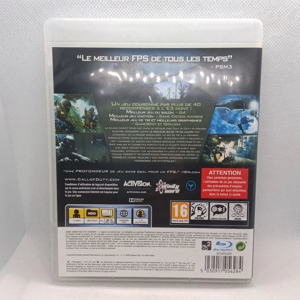 Call Of Duty 4 Modern Warfare Ps3