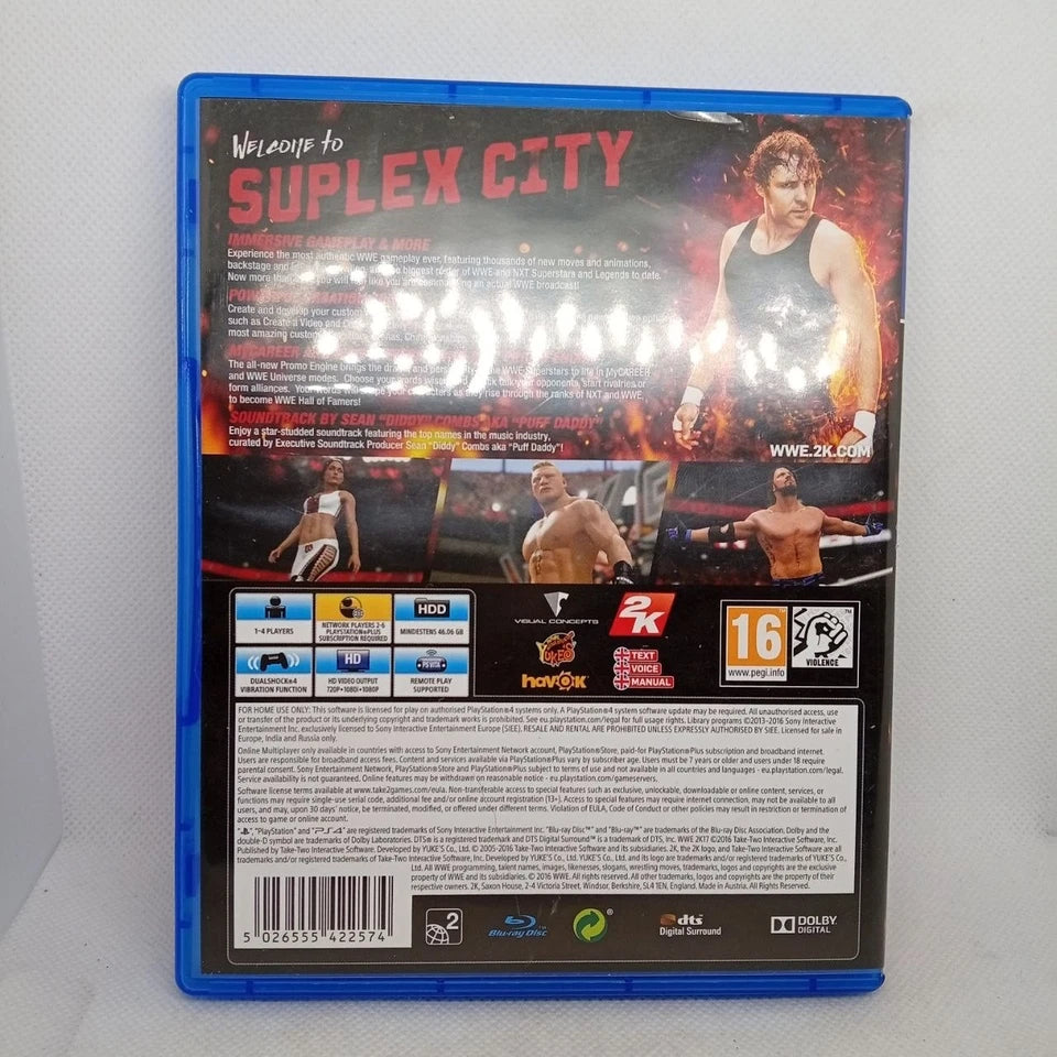 WWE 2K17 Ps4