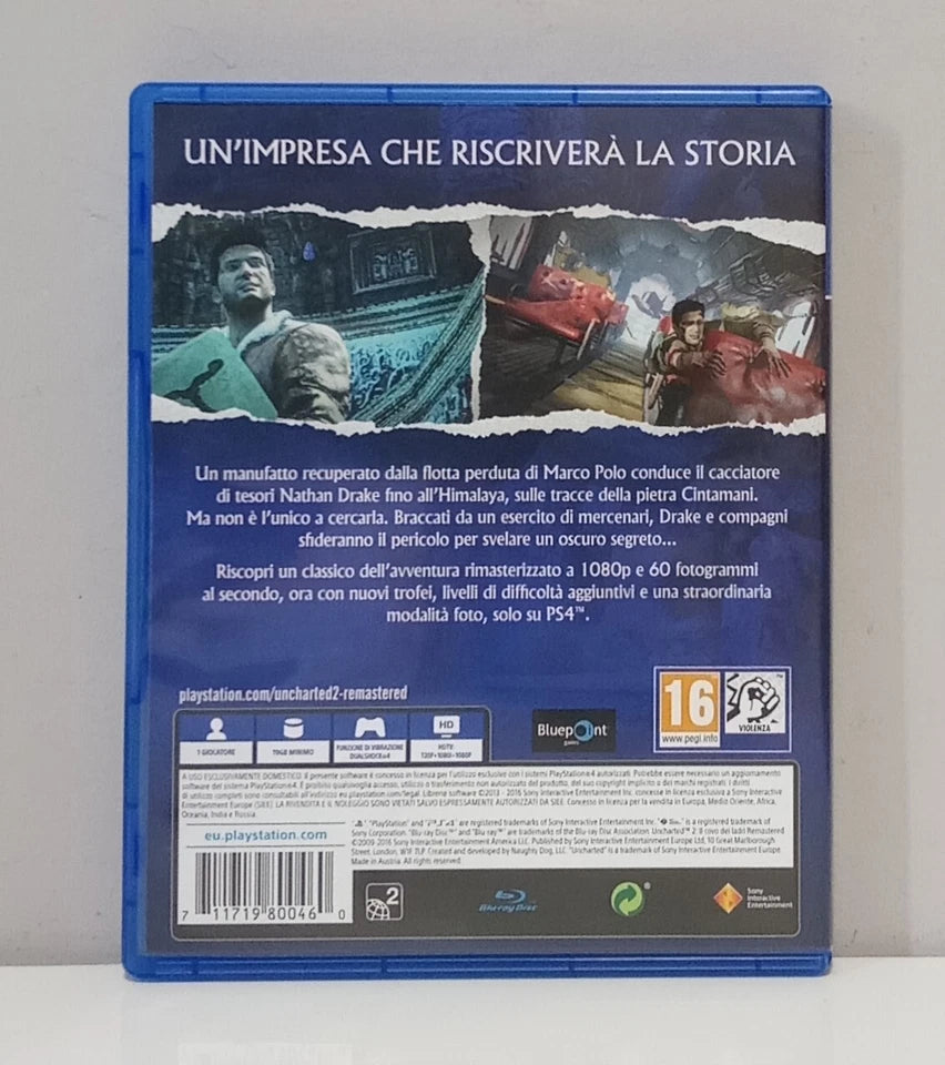Uncharted 2 Il Covo Dei Ladri Ps4