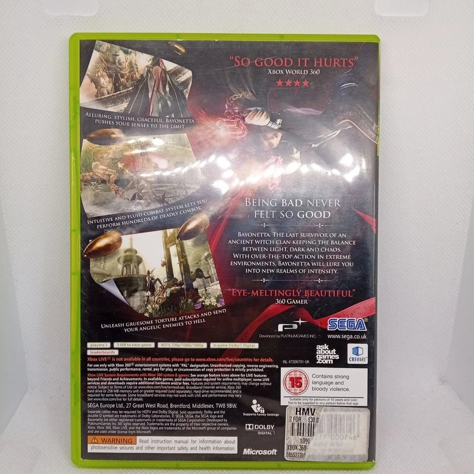 Bayonetta Xbox 360