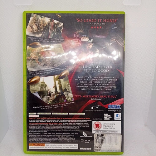 Bayonetta Xbox 360