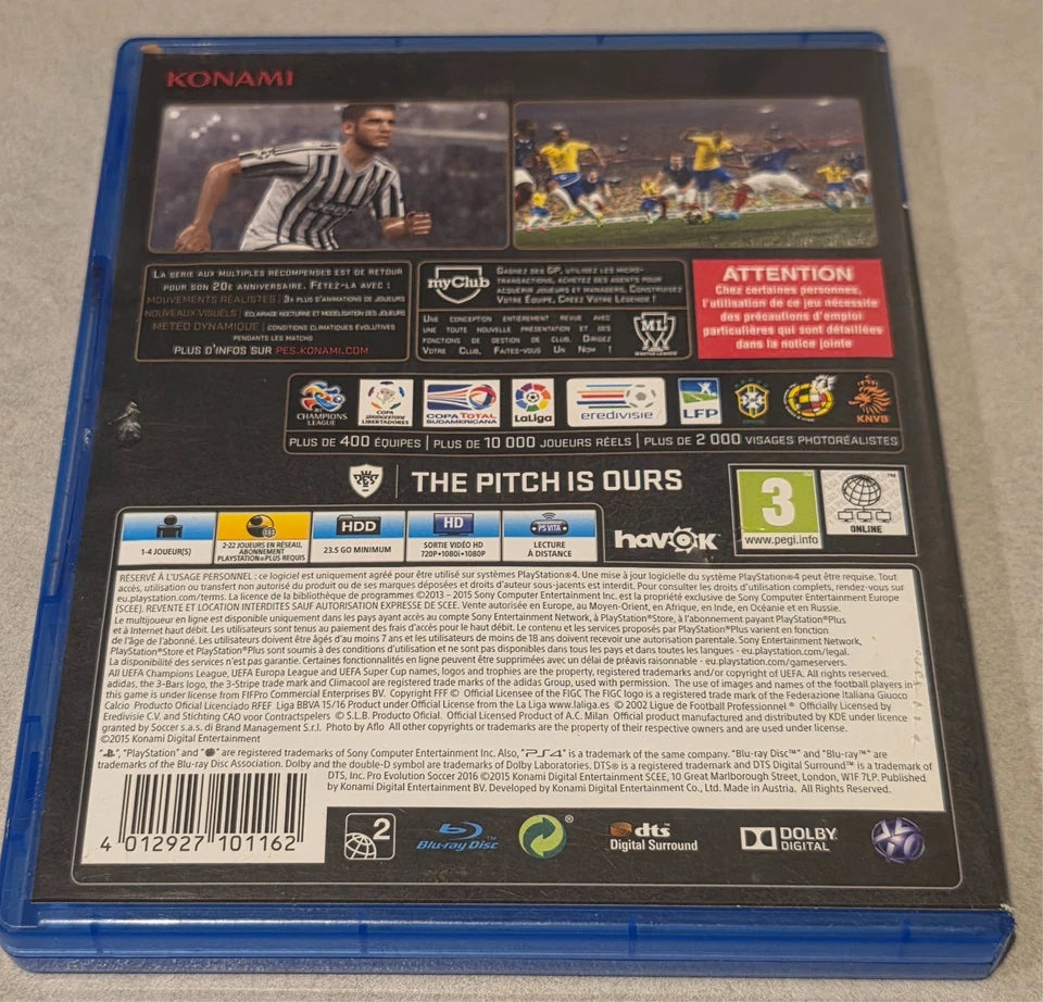 PES 2016 Ps4