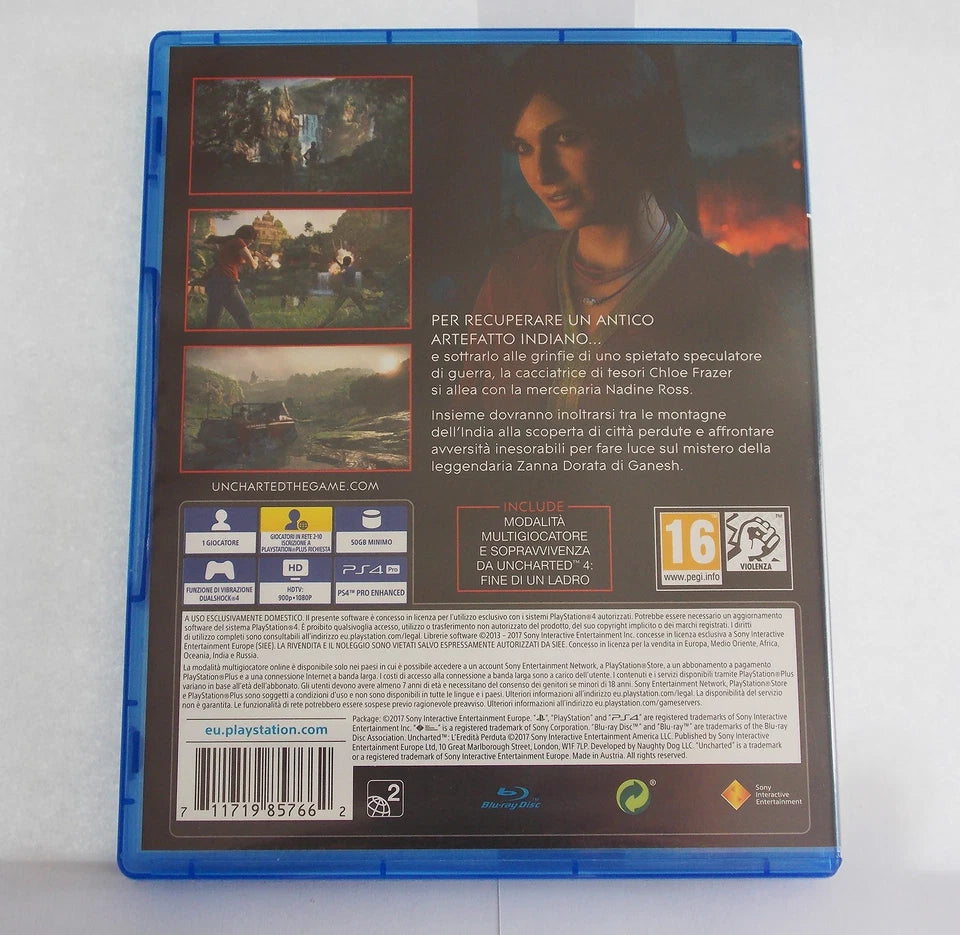 Uncharted L'eredità Perduta Ps4