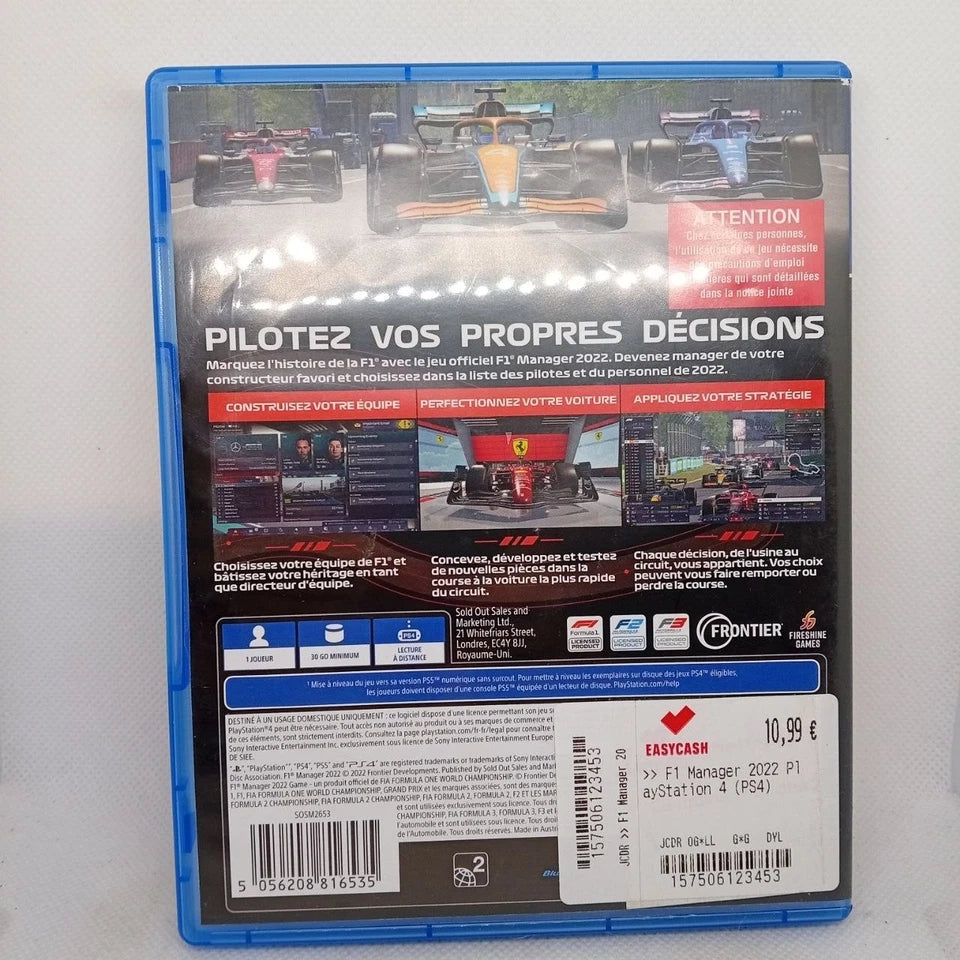 F1 Manager 22 Ps4