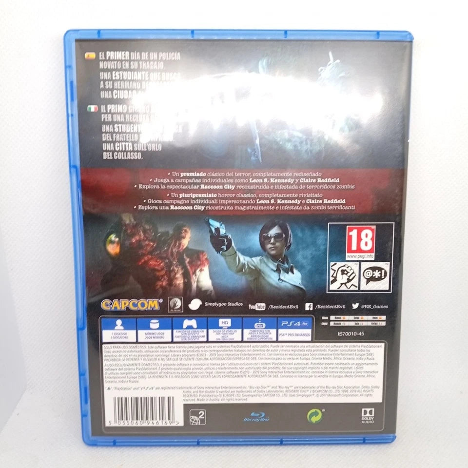 Resident Evil 2 Ps4
