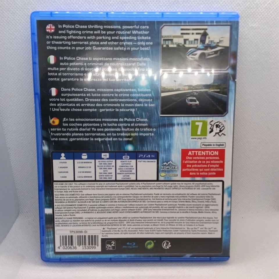 Police Chase Ps4