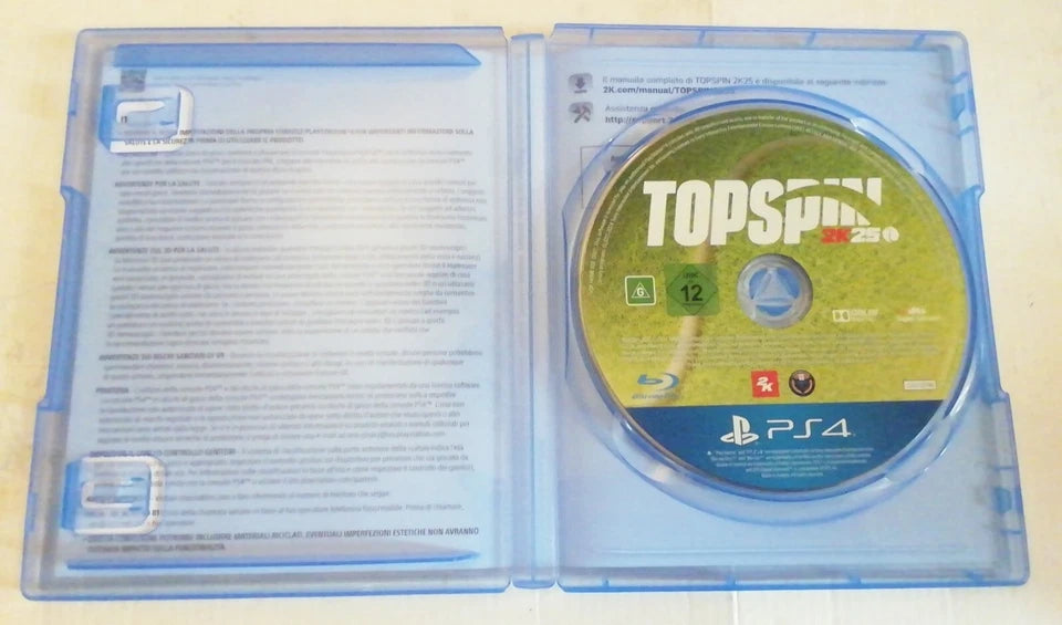 Top Spin 2k25 Ps4