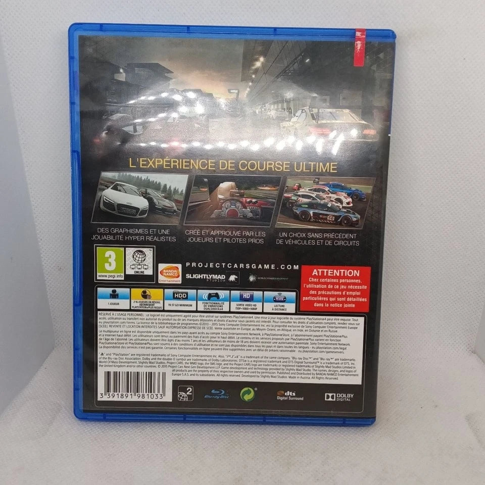 Project Cars Ps4