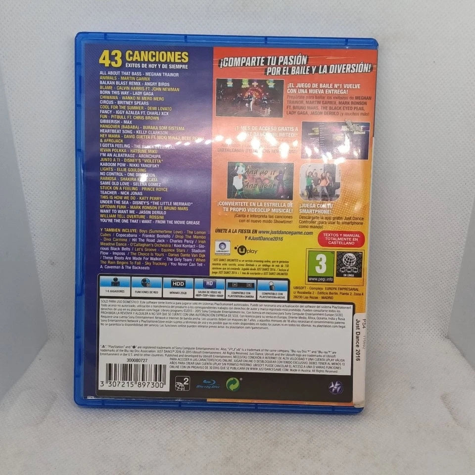 Just Dance 2016 Ps4
